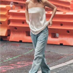 Zara Loose Low Rise full length jeans - size 8